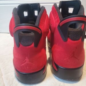 Jordan Kids Sneakers in Vibrant Red and Black
